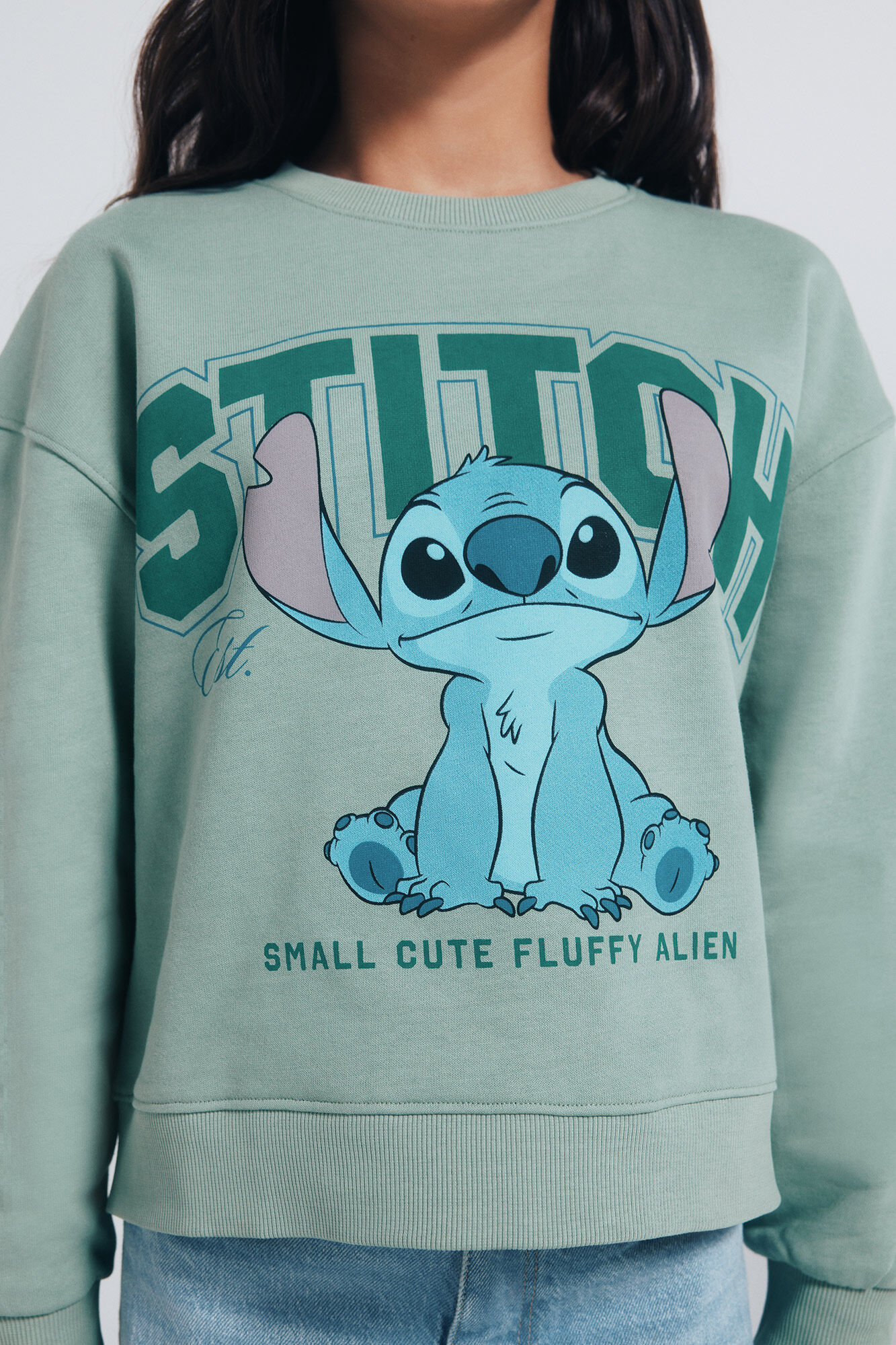 Springfield Kids Sudadera "Lilo & Stitch" ni&ntilde;a verde