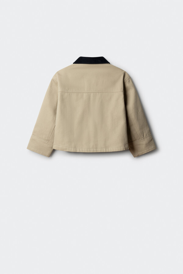 Springfield Kids Parka estrella para niña beige