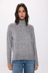 Springfield Suéter largo cuello perkins gris