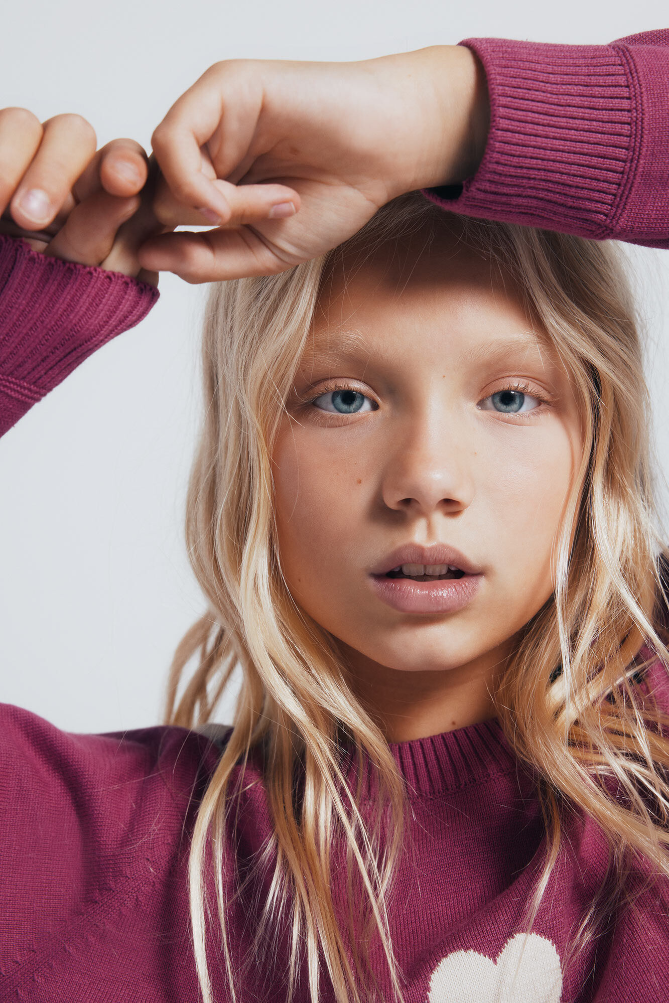 Springfield Kids Su&eacute;ter corazones ni&ntilde;a rosa