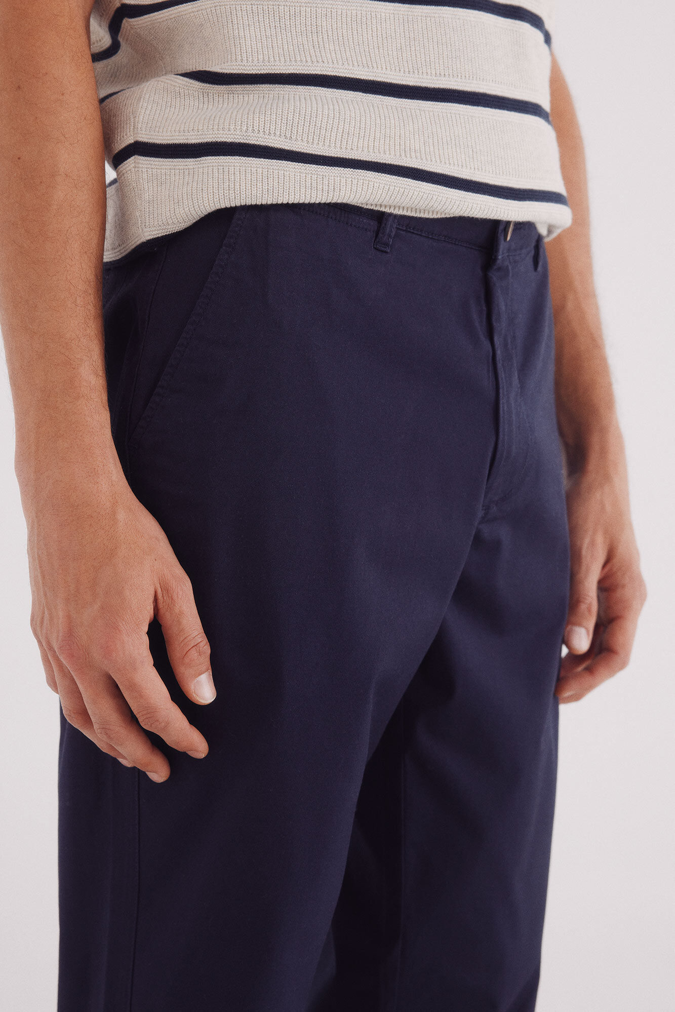 Springfield Pantal&oacute;n chino comfort slim fit azul