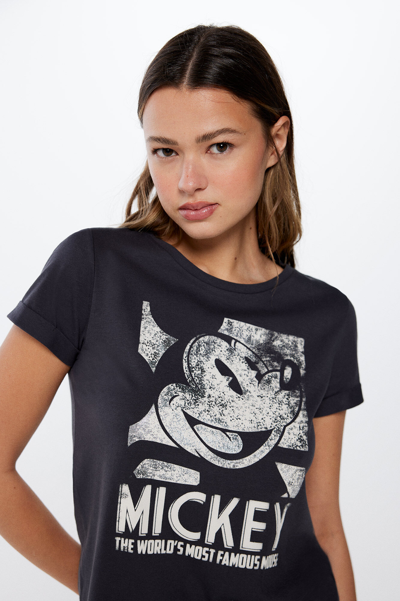 Springfield Playera "Mickey" amarillo