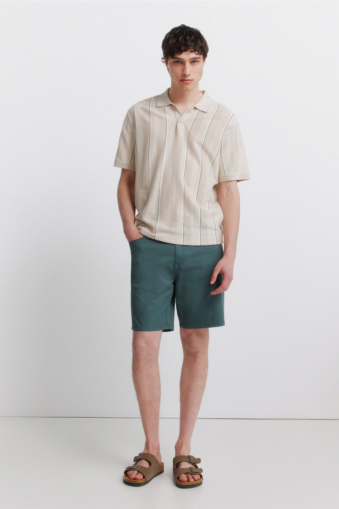 Springfield Bermudas ligeras de 5 bolsillos lavado regular fit