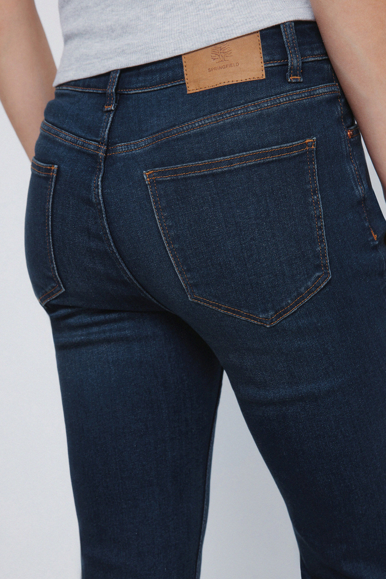 Springfield Jeans flare azul