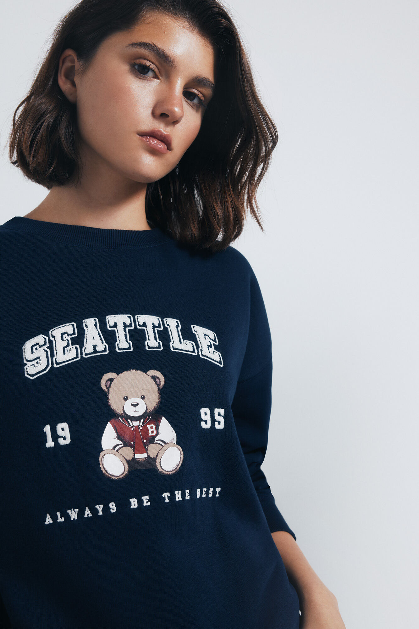 Springfield Sudadera gr&aacute;fica ciudad marino
