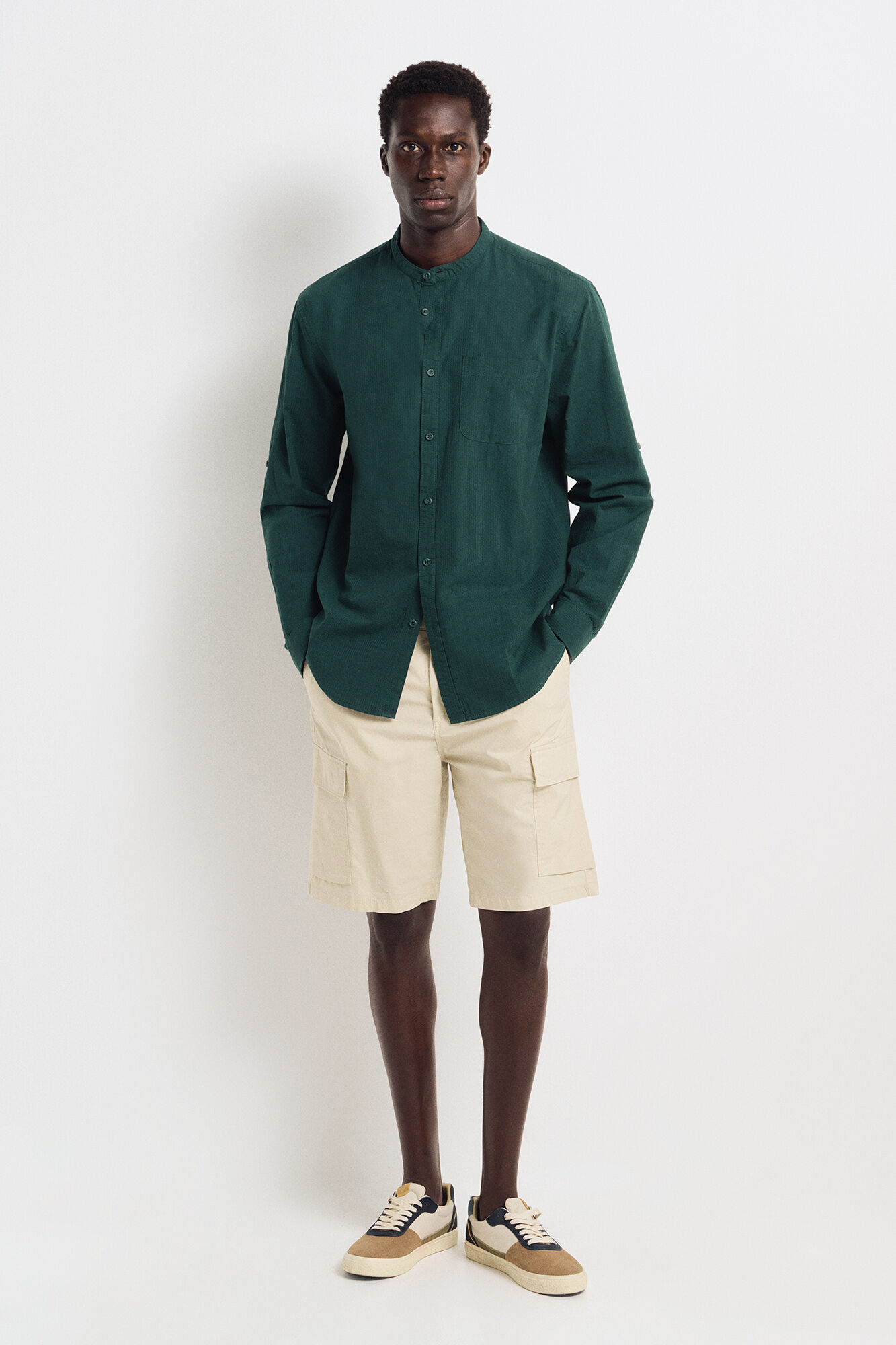Camisa verde springfield cheap