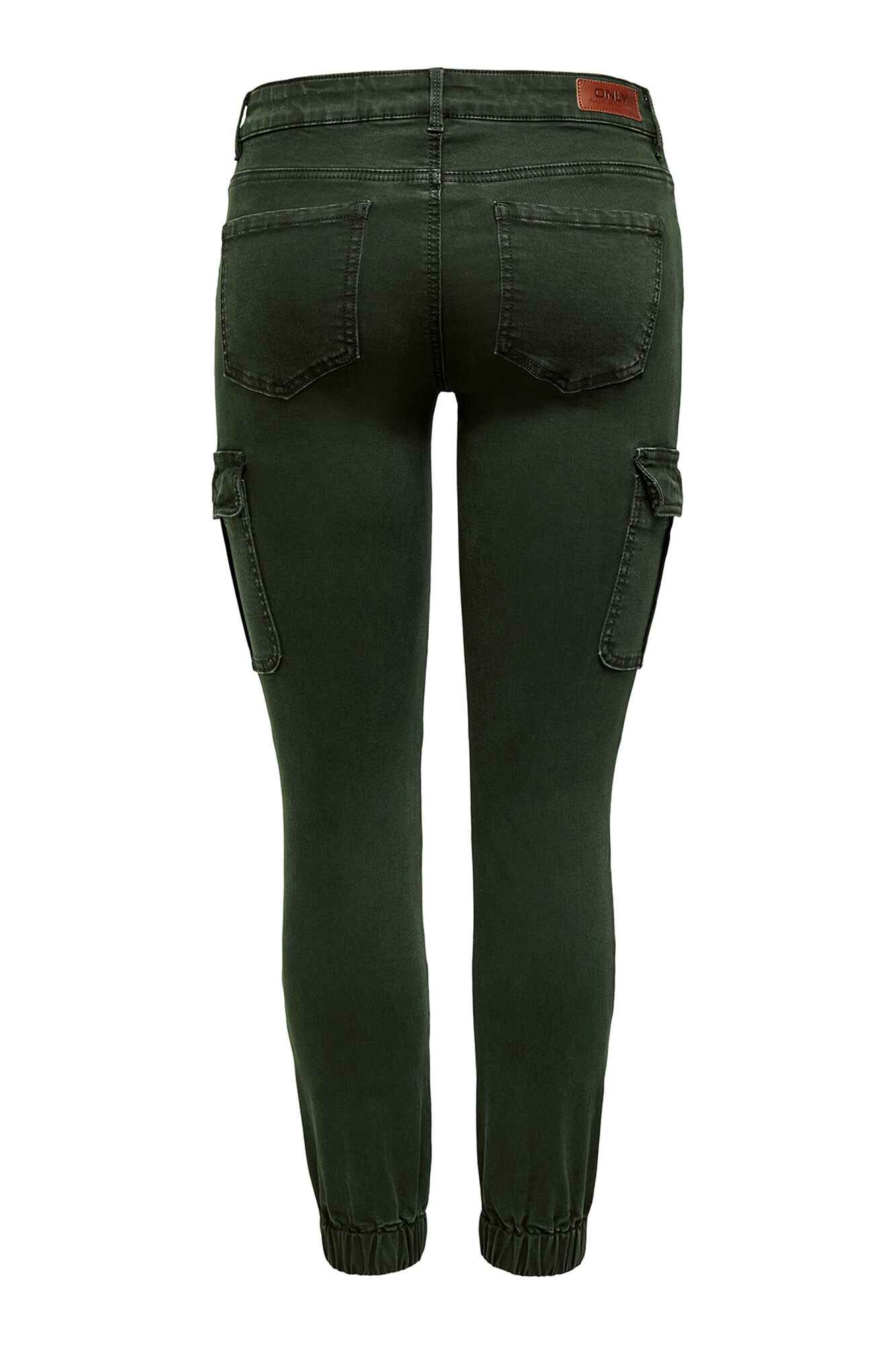 Only Pantal&oacute;n cargo slim fit verde