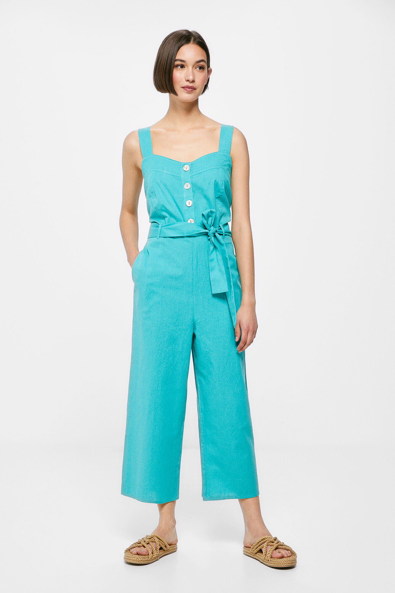 Monos de lino para mujer on sale