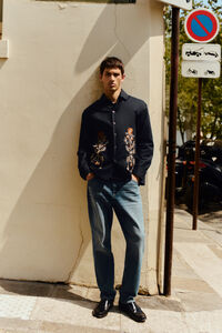 Springfield Bordado sobrecamisa