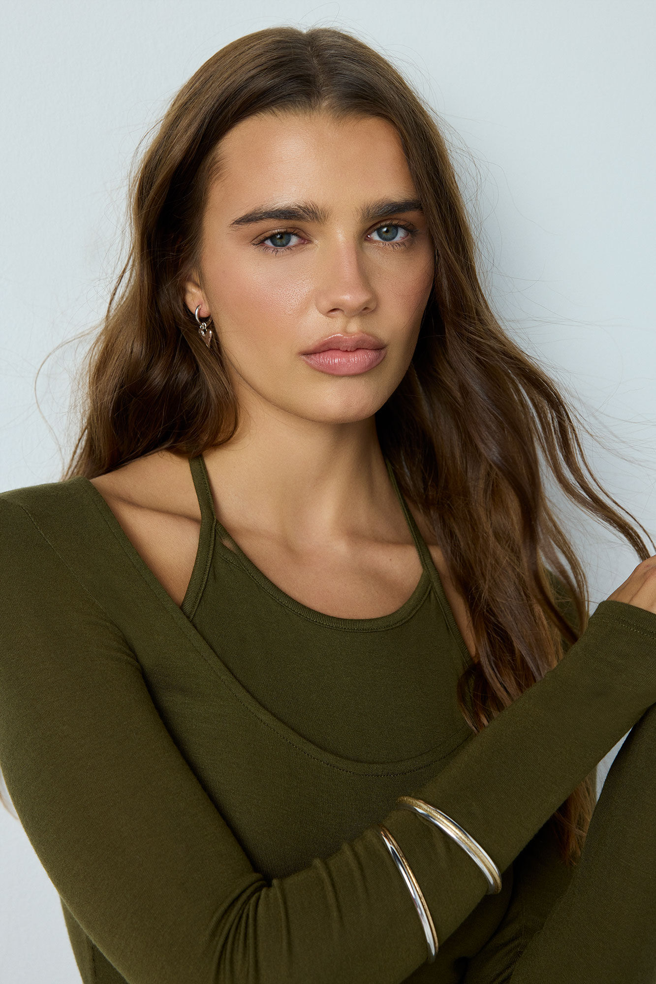 High Spirits Vestido Midi Sage