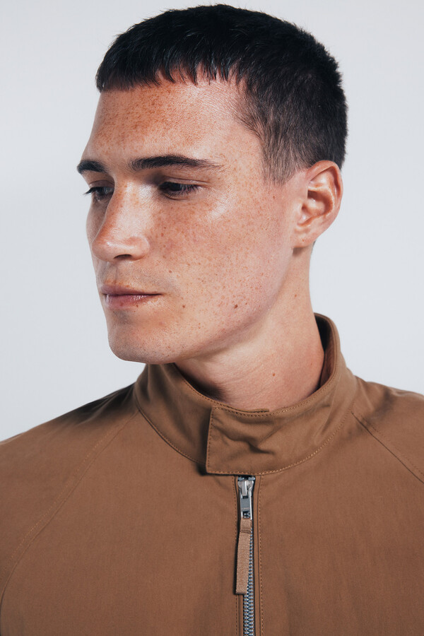 Springfield Chamarra algodón beige