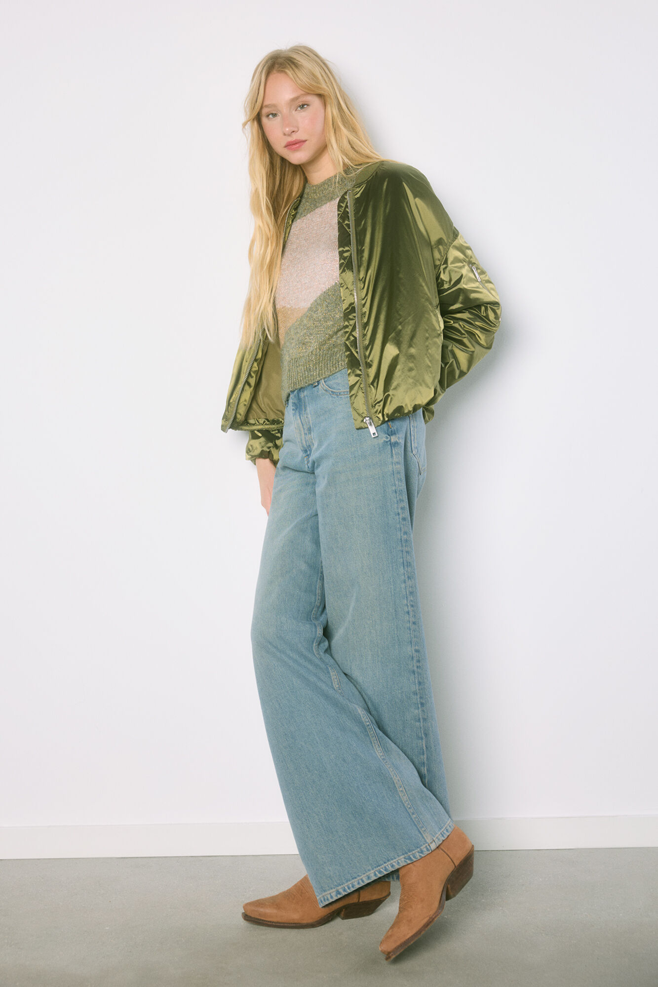 High Spirits Chamarra Oliver kaki