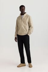 Springfield Pantal&oacute;n chino jogger negro