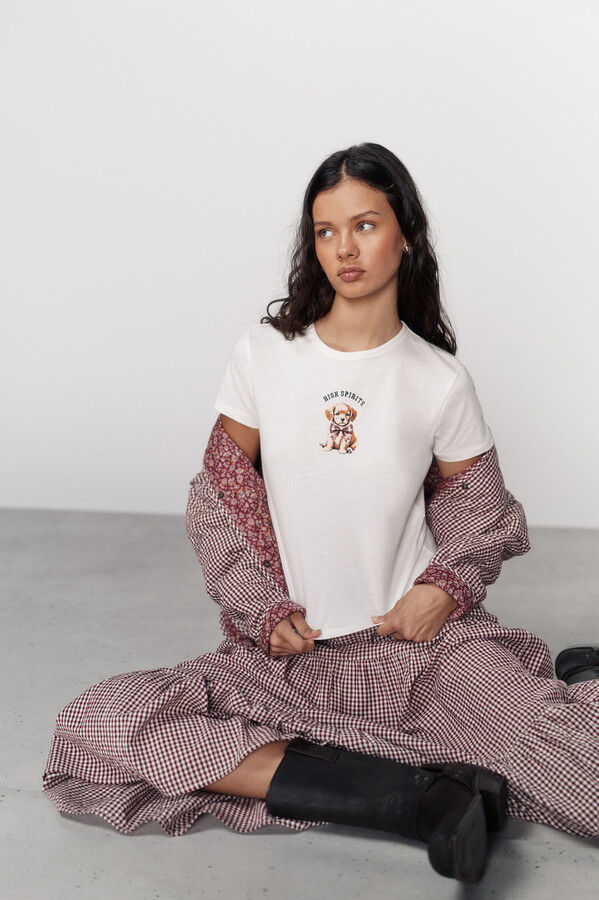 High Spirits Chamarra oxidada púrpura