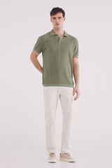 Springfield Jeans estructura cargo slim fit blanco