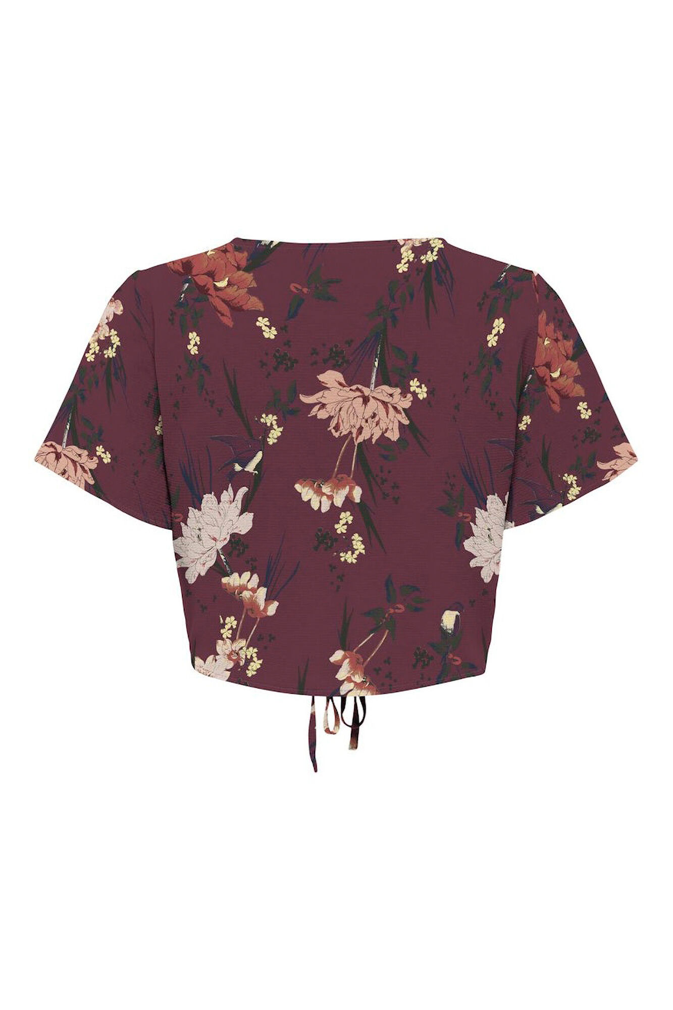 Only Playera crop de manga corta