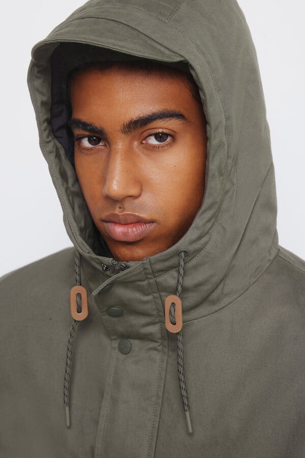 Springfield Parka short acolchado kaki