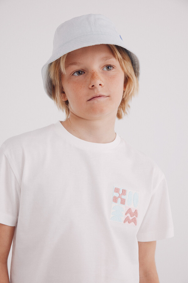 Springfield Kids Playera Culture Alternative niño marfil