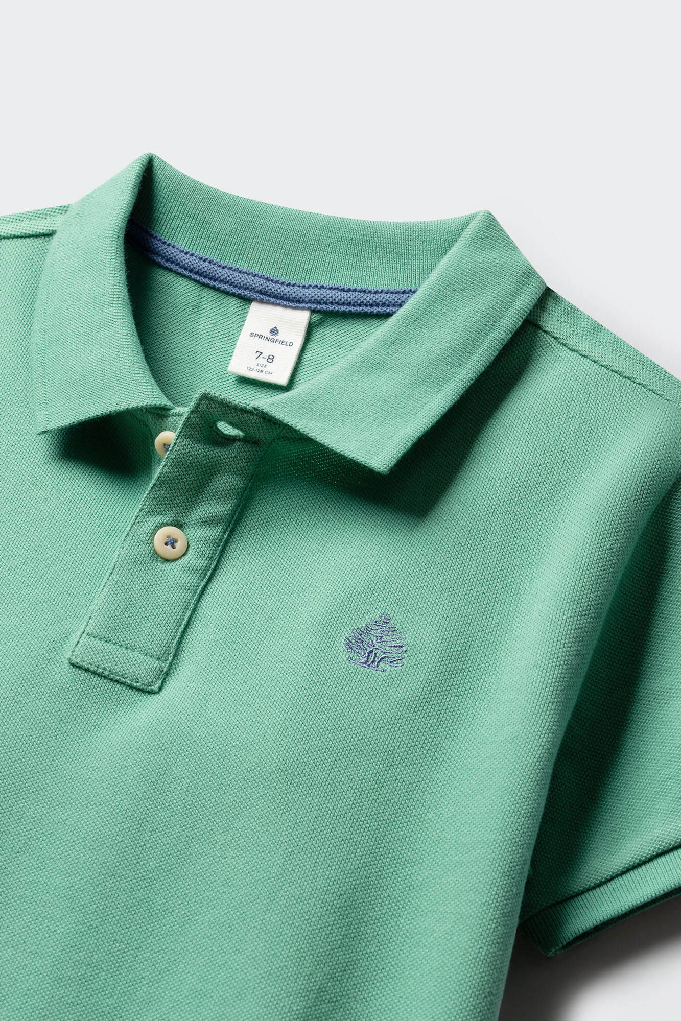Springfield Kids Polo b&aacute;sico para ni&ntilde;o verde