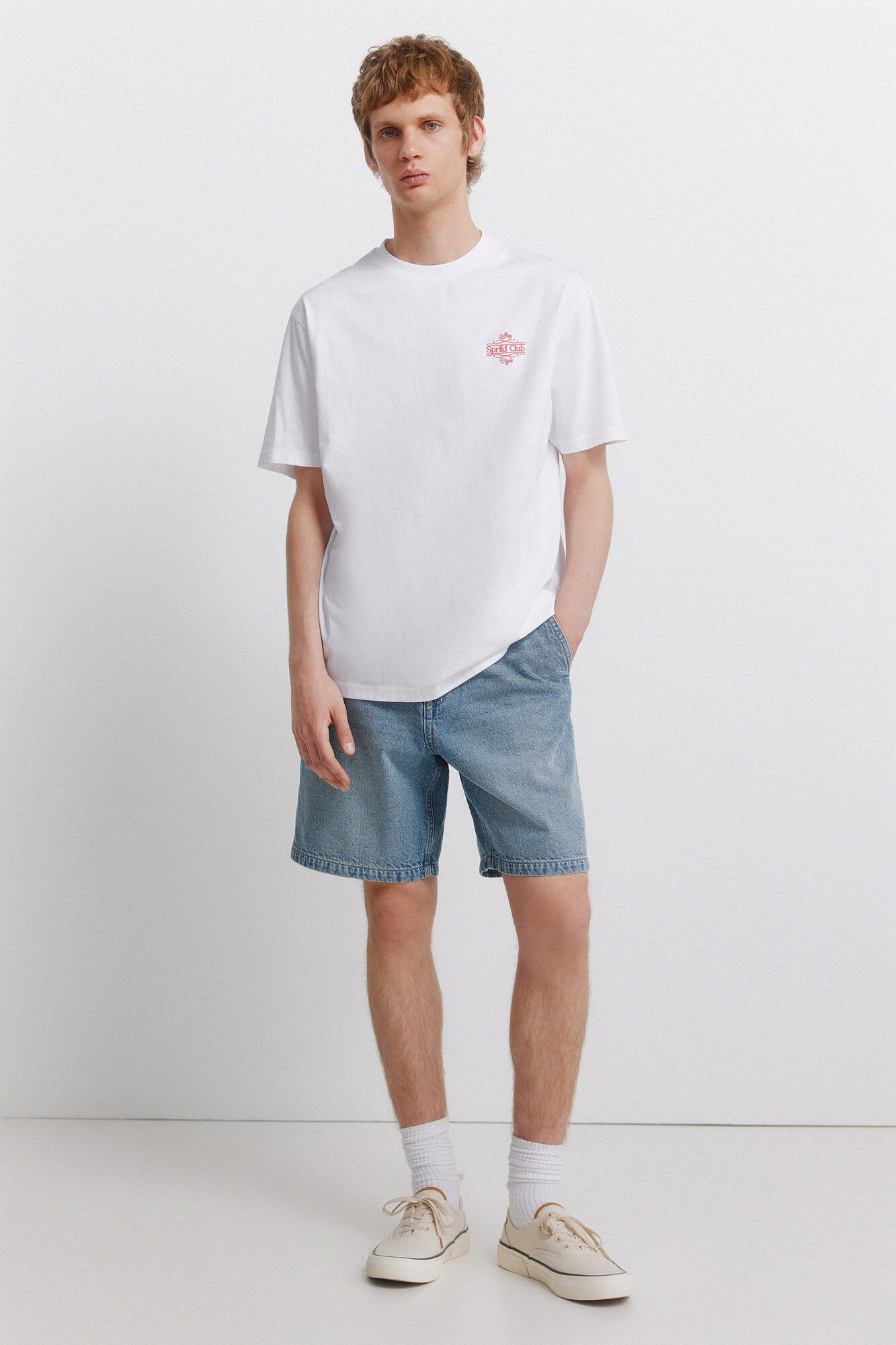 Springfield Playera Springfield fl&uacute;or natural