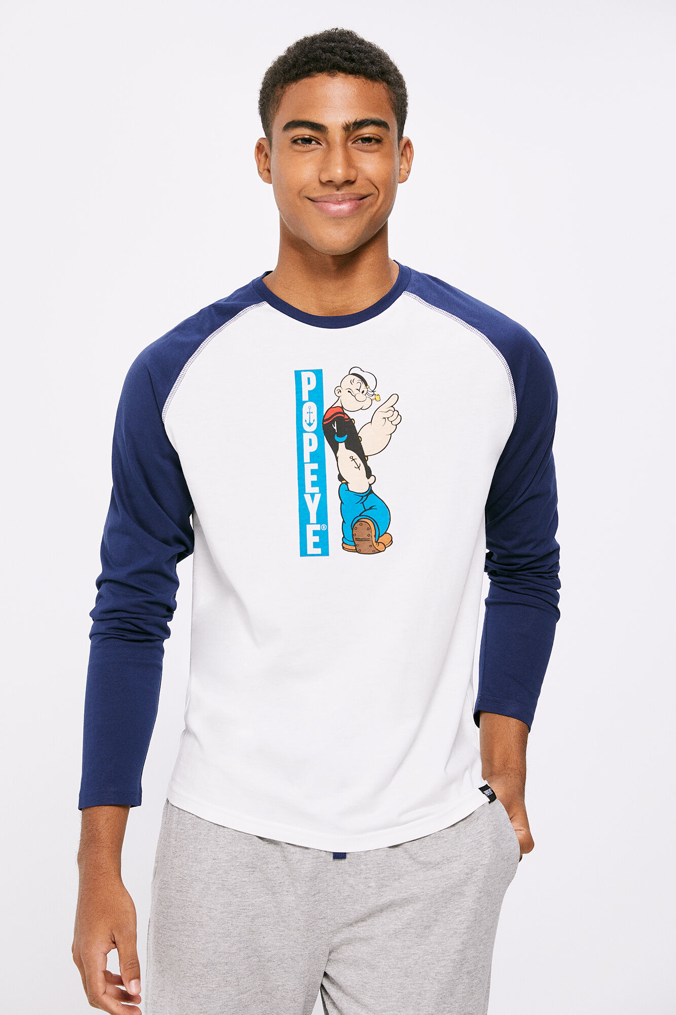 Springfield Pijama largo Popeye&trade; gris