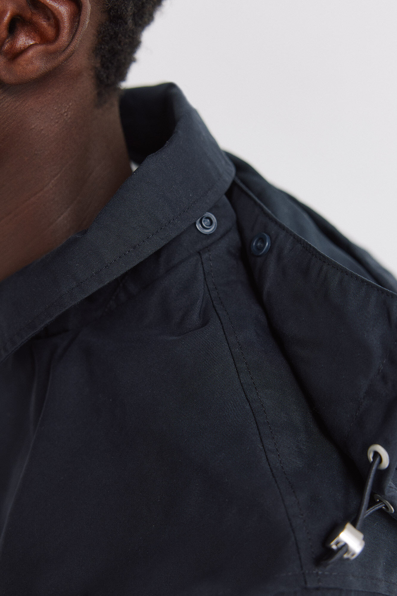 Springfield Parka corta ligera marino