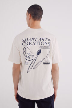 Springfield Playera smart art blanco