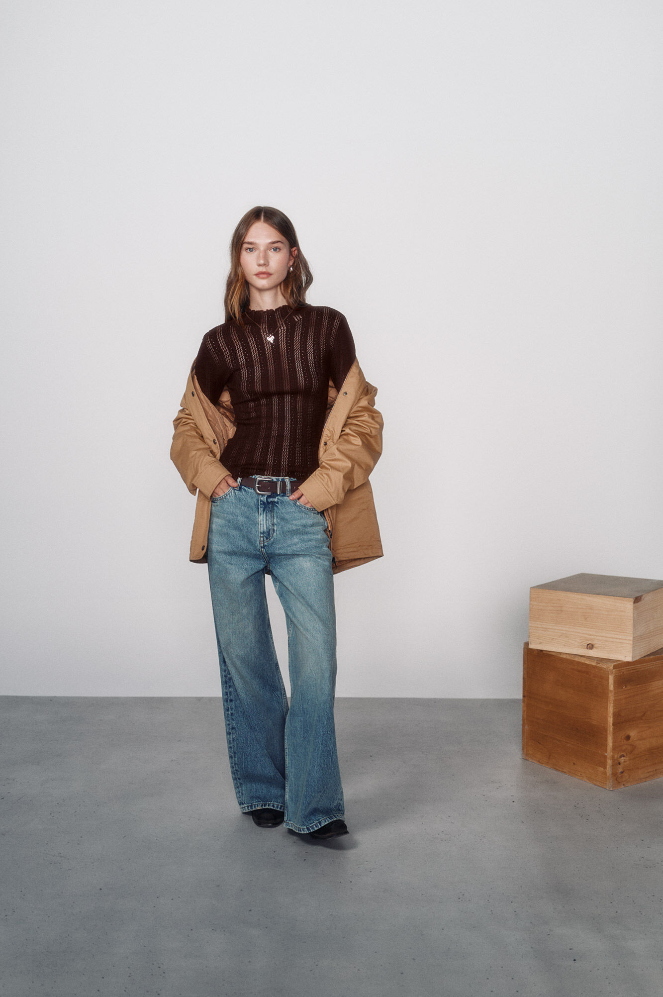 High Spirits Su&eacute;ter Brune caf&eacute;