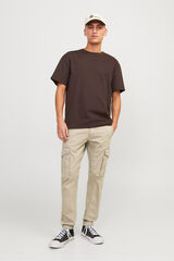 Jack & Jones Pantal&oacute;n cargo slim fit beige