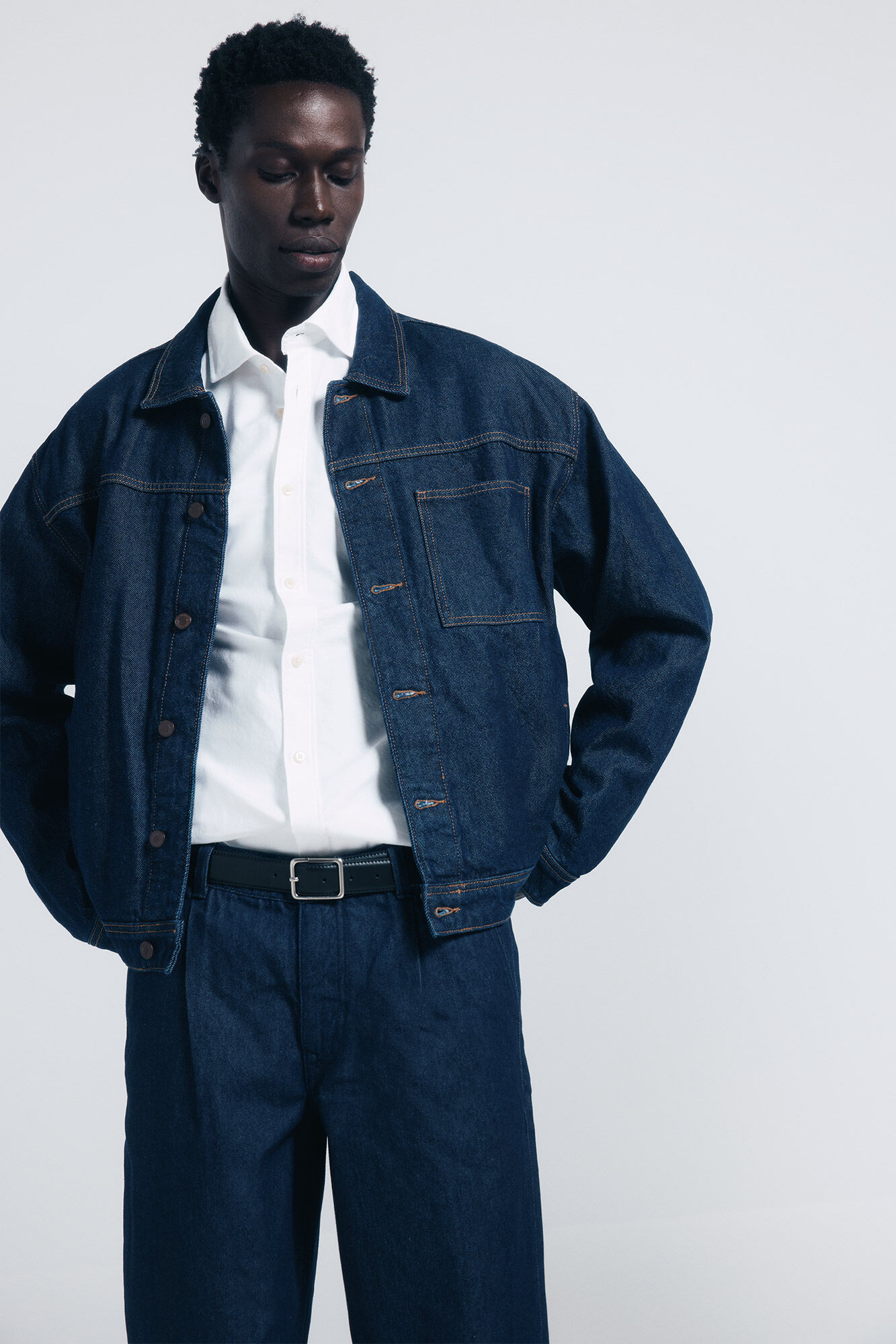 Springfield Jeans chino lavado desencolado marino