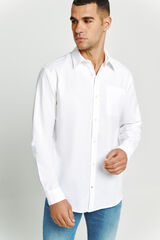 Jack & Jones Camisa oxford de algod&oacute;n natural