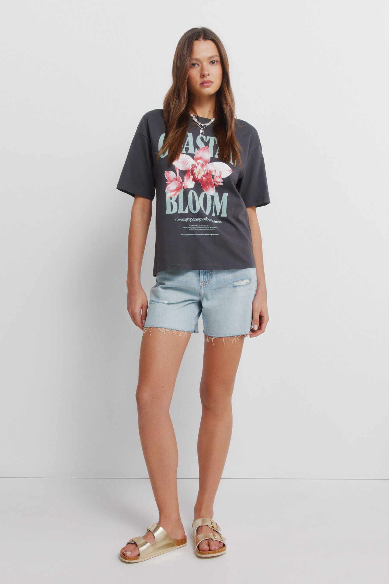 Springfield Playera manga corta tropical