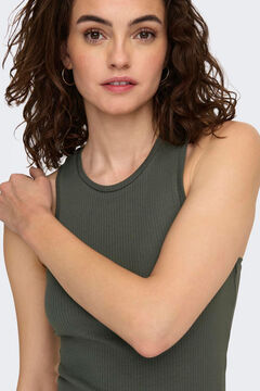 Springfield Vestido midi ajustado gris