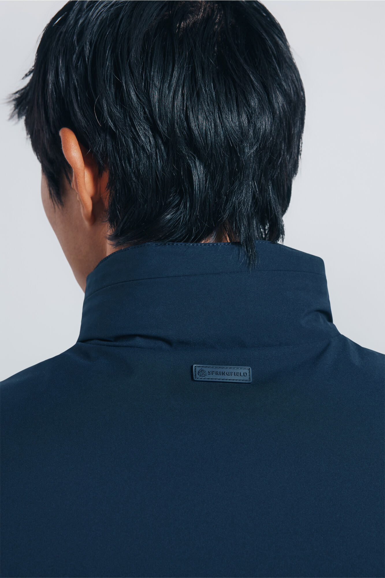 Springfield Chamarra t&eacute;cnica acolchado azul