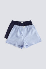 Springfield Pack 5 calzoncillos popel&iacute;n estampados azul