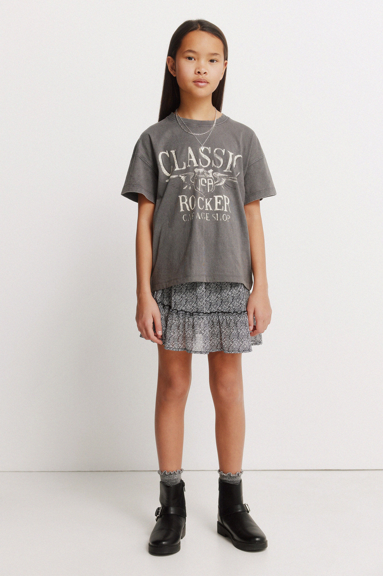 Springfield Kids Falda de cebra para ni&ntilde;a