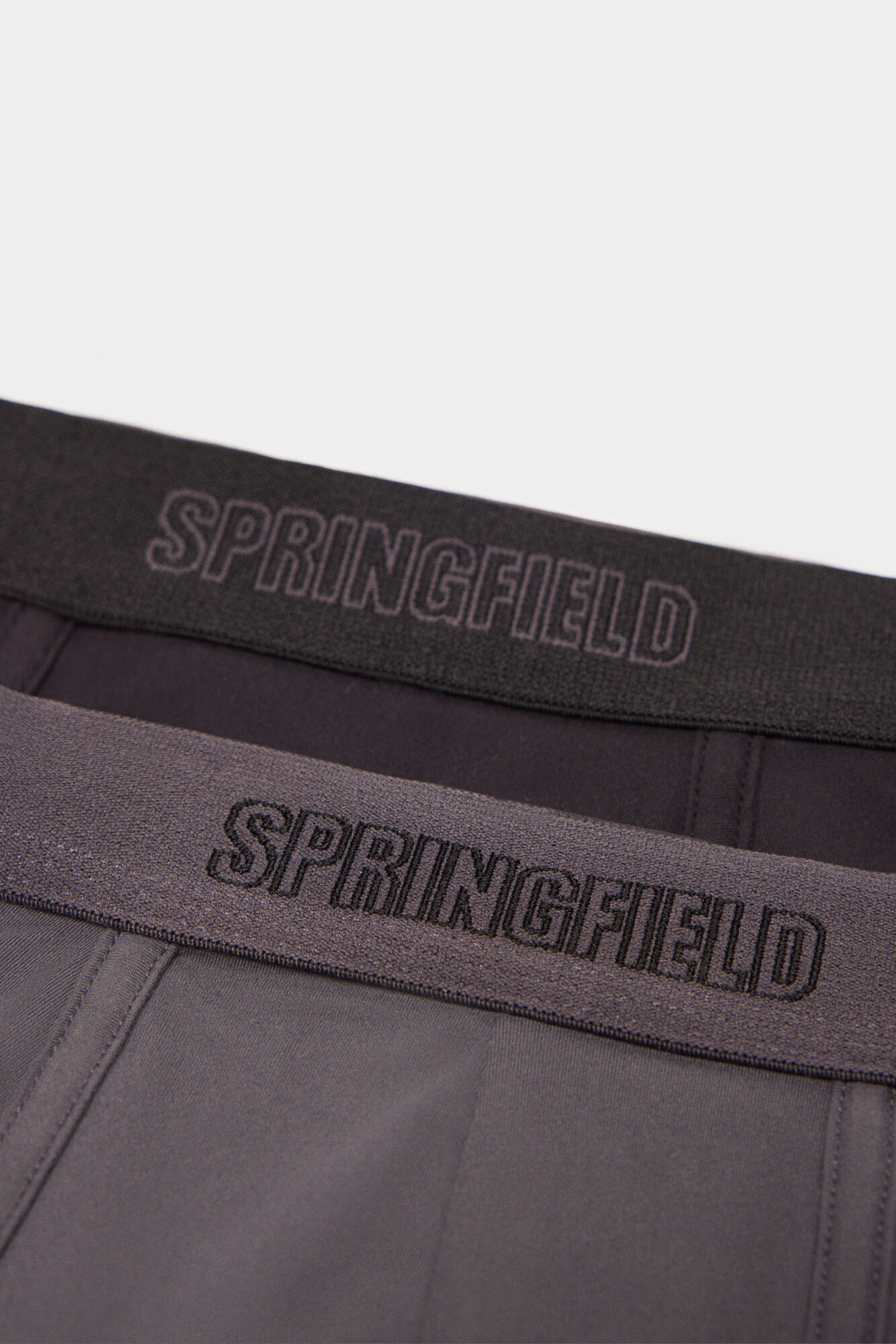 Springfield Pack 2 boxers b&aacute;sicos microfibra negro