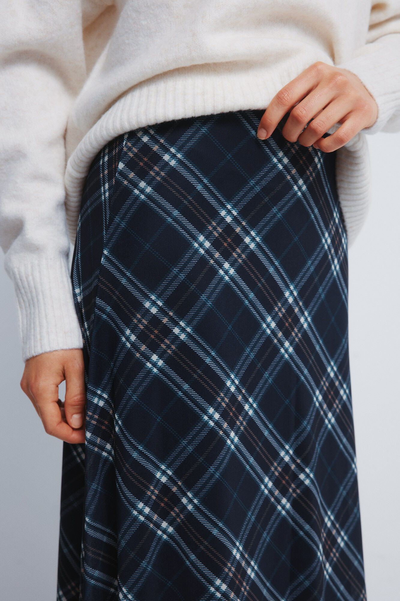 Springfield Falda midi​ marino