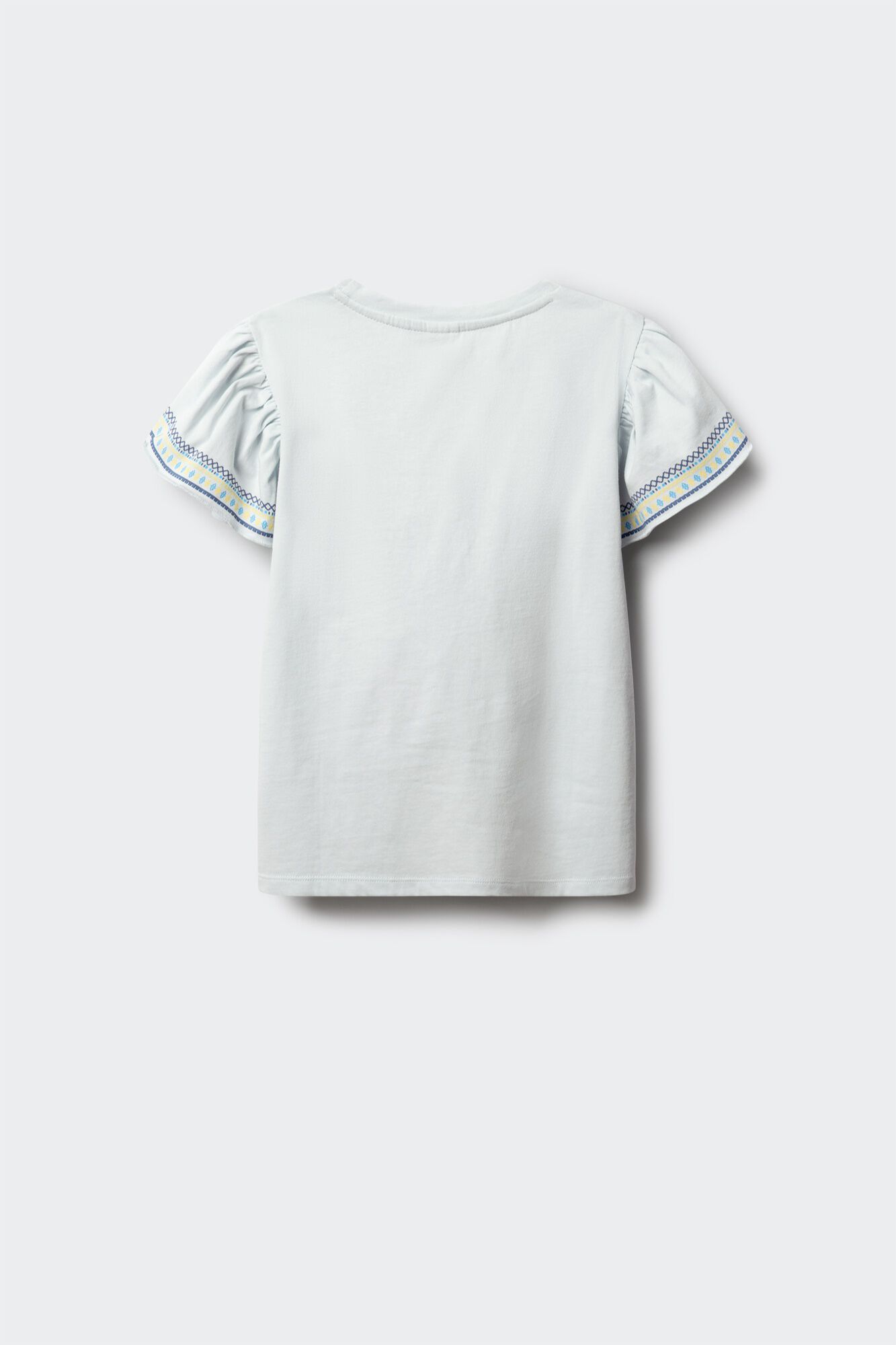 Springfield Kids Playera de manga corta b&aacute;sica con volante estampado ni&ntilde;a