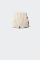 Springfield Kids Bermudas chino cargo para ni&ntilde;o blanco