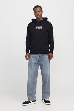 Springfield Sudadera capucha relaxed fit negro