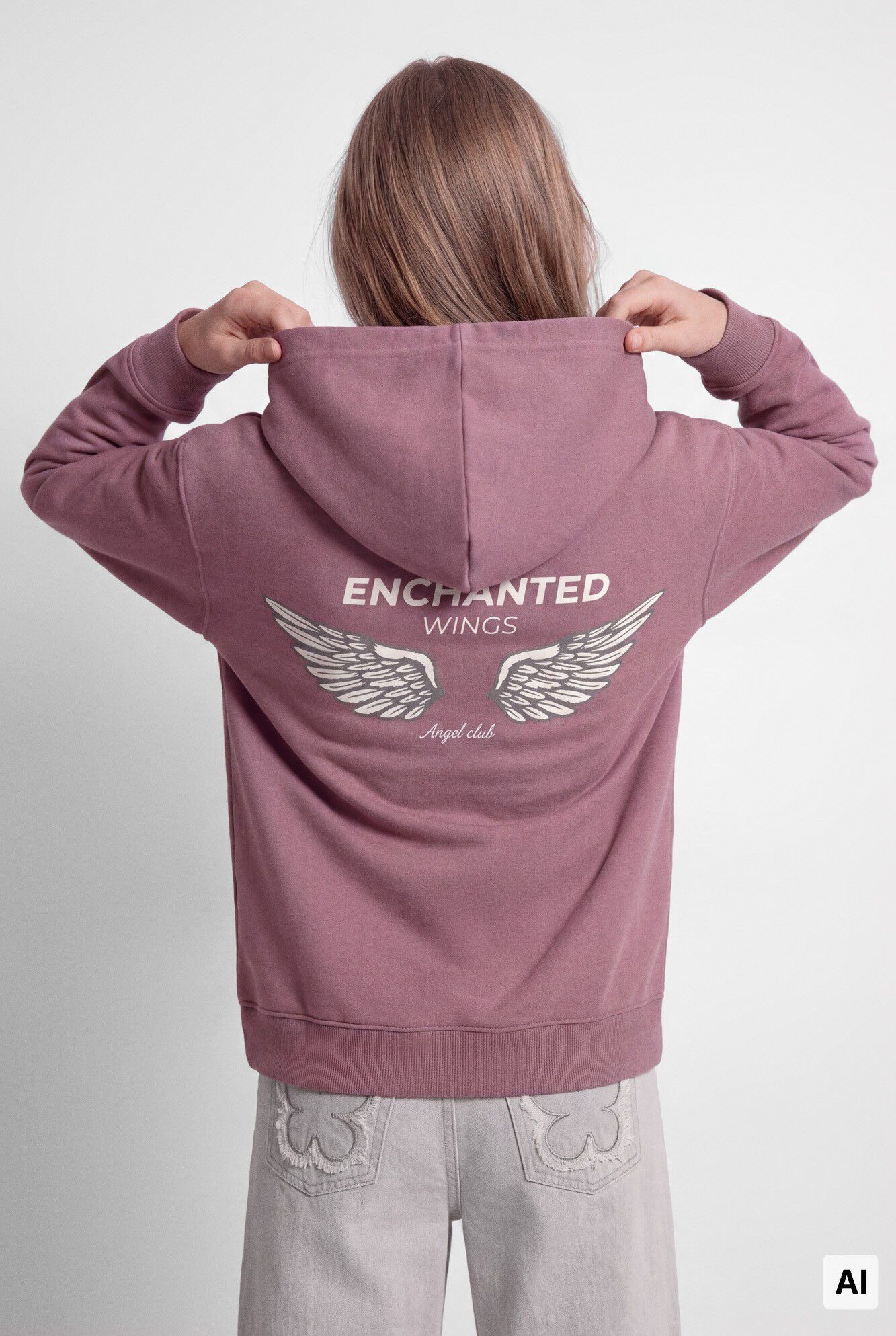 Springfield Kids Sudadera de alas para ni&ntilde;a rosa