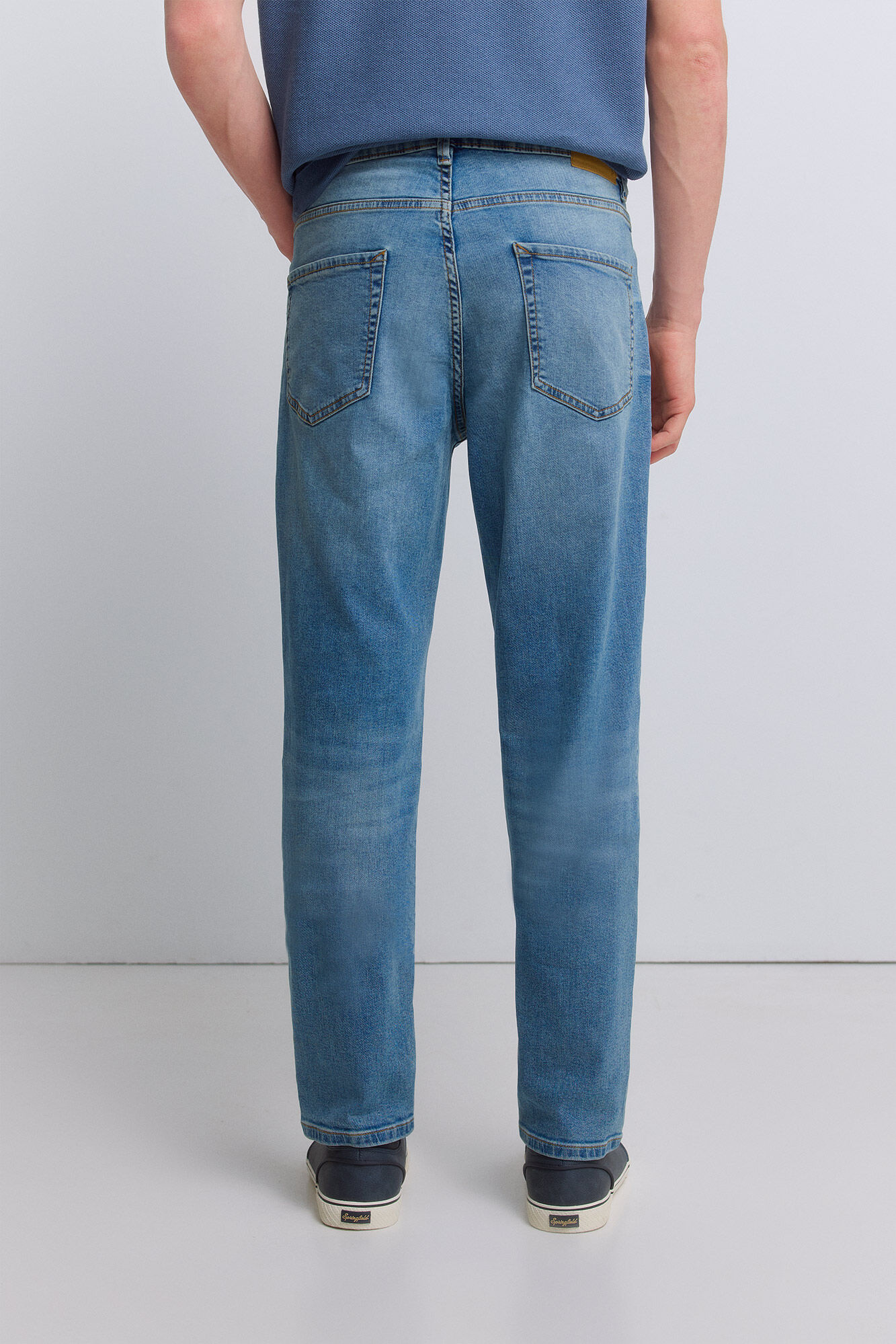 Springfield Jeans skinny fit sobrete&ntilde;ido azul