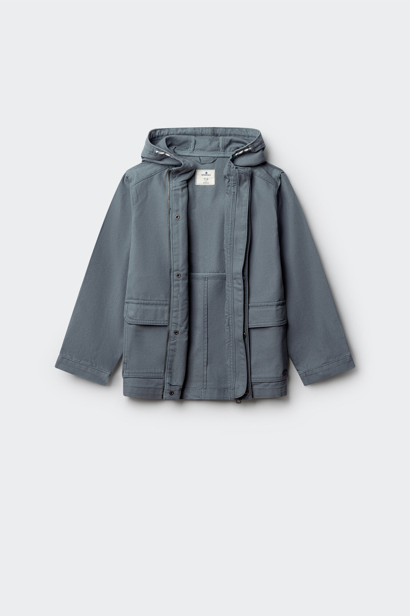 Springfield Kids Parka lavada ni&ntilde;o turquesa