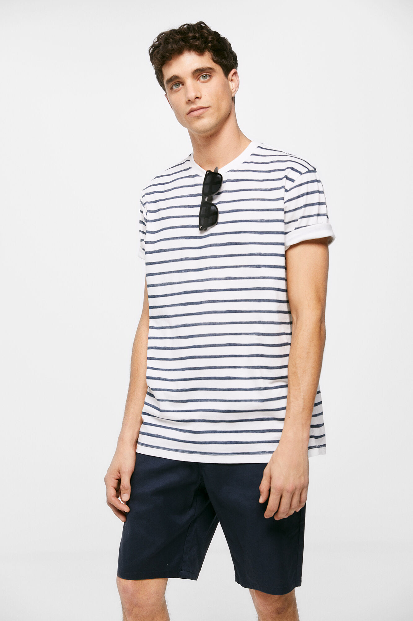 Bermuda lino con vivo Bermudas para hombre Springfield MX