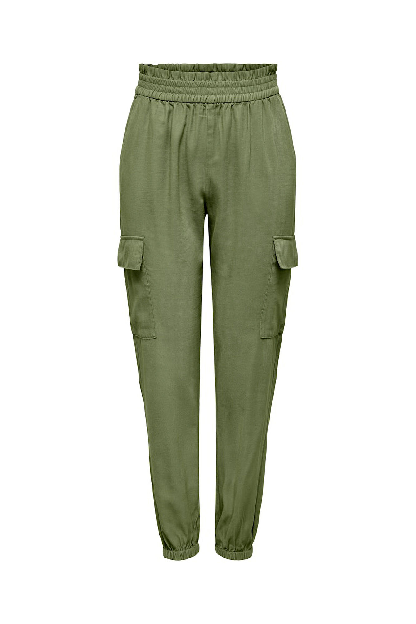Only Pantal&oacute;n cargo fluido verde