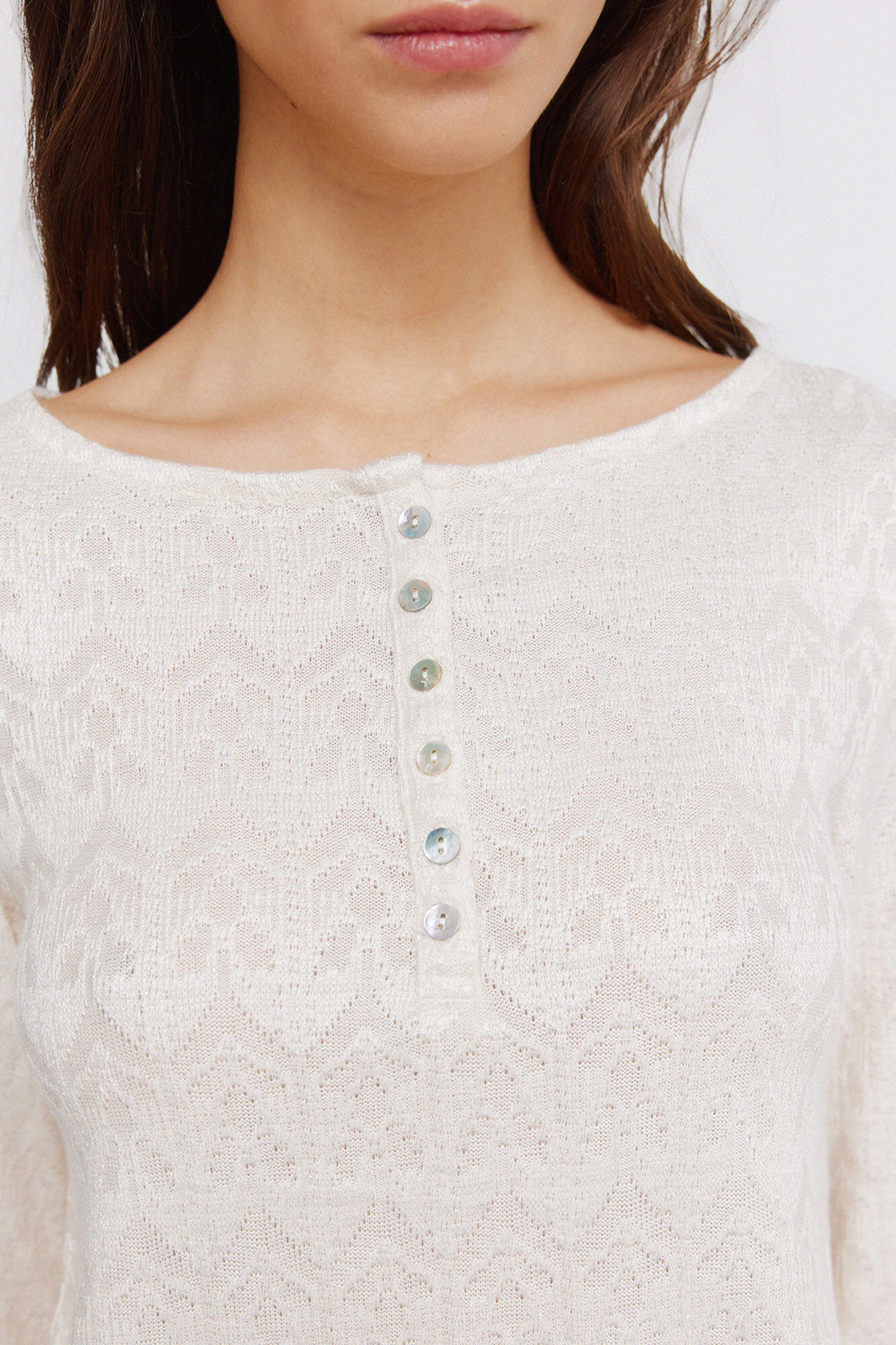 Springfield Playera con acabado de ondas beige