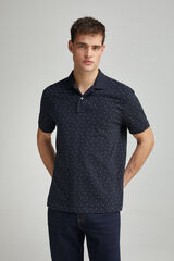 Springfield Polo piqué estampado all over regular fit marino