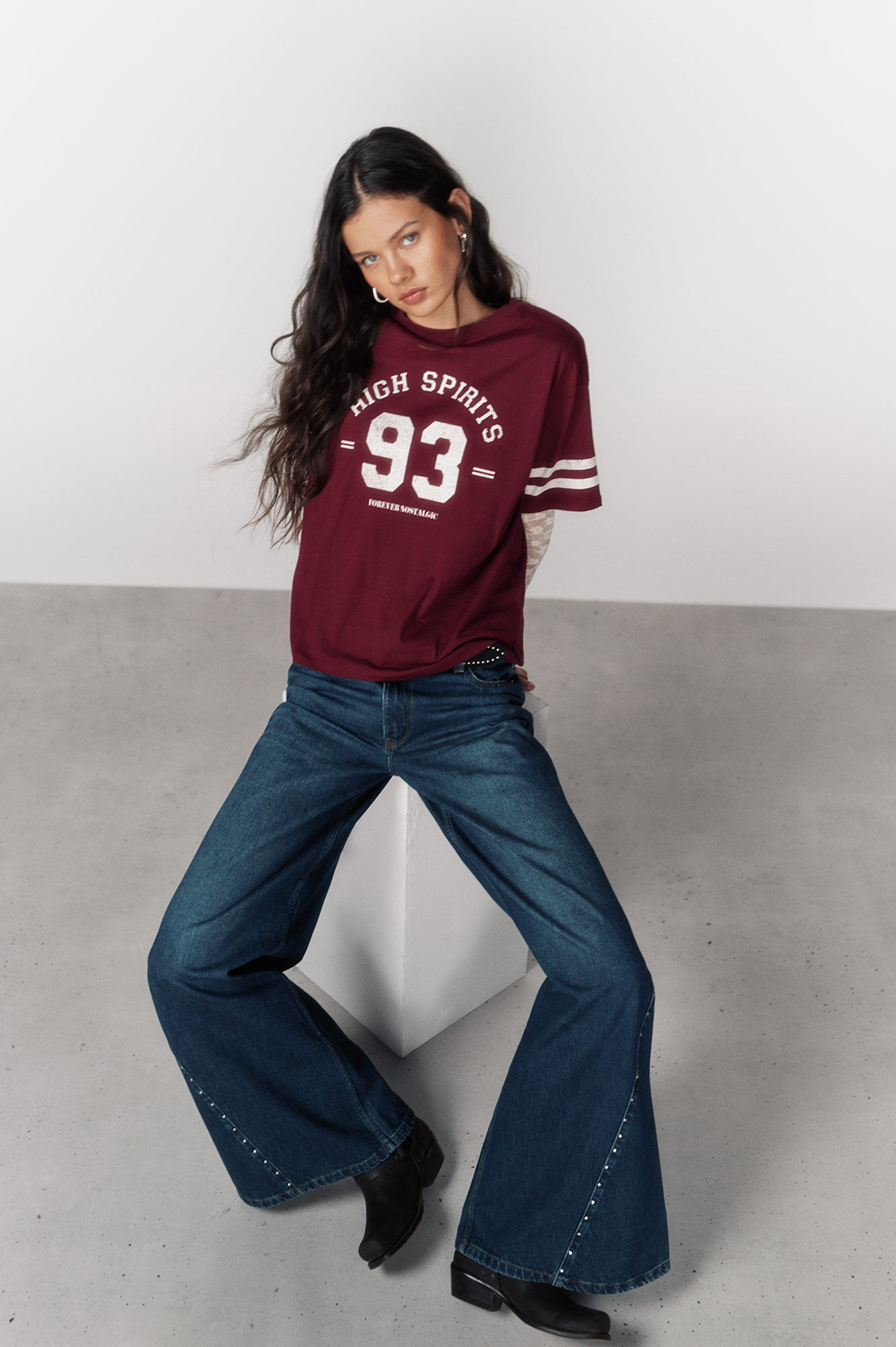 High Spirits Playera Rookie p&uacute;rpura