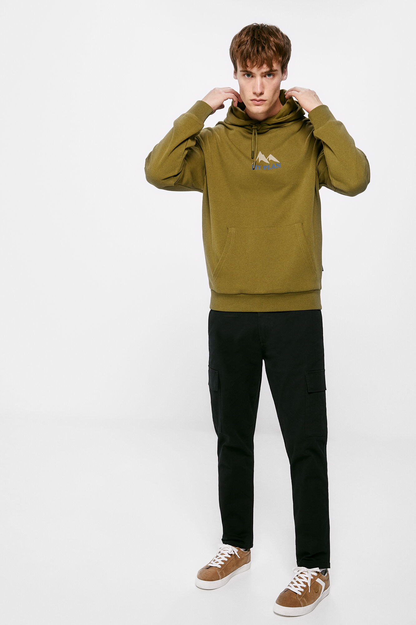 Springfield Sudadera capucha my plan kaki